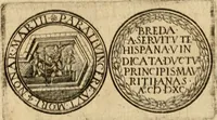 An illustration from Sylloge numismatum elegantiorum, quae diuersi impp., reges, principes, comites, respublicae diuersas ob causas ab anno 1500 ad annum usq[ue] 1600 cudi fecerunt, concinnata & historica narratione (sed breui) illustrata (1620)