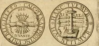 An illustration from Sylloge numismatum elegantiorum, quae diuersi impp., reges, principes, comites, respublicae diuersas ob causas ab anno 1500 ad annum usq[ue] 1600 cudi fecerunt, concinnata & historica narratione (sed breui) illustrata (1620)
