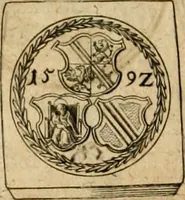 An illustration from Sylloge numismatum elegantiorum, quae diuersi impp., reges, principes, comites, respublicae diuersas ob causas ab anno 1500 ad annum usq[ue] 1600 cudi fecerunt, concinnata & historica narratione (sed breui) illustrata (1620)