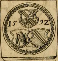 An illustration from Sylloge numismatum elegantiorum, quae diuersi impp., reges, principes, comites, respublicae diuersas ob causas ab anno 1500 ad annum usq[ue] 1600 cudi fecerunt, concinnata & historica narratione (sed breui) illustrata (1620)