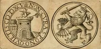 An illustration from Sylloge numismatum elegantiorum, quae diuersi impp., reges, principes, comites, respublicae diuersas ob causas ab anno 1500 ad annum usq[ue] 1600 cudi fecerunt, concinnata & historica narratione (sed breui) illustrata (1620)