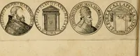 An illustration from Sylloge numismatum elegantiorum, quae diuersi impp., reges, principes, comites, respublicae diuersas ob causas ab anno 1500 ad annum usq[ue] 1600 cudi fecerunt, concinnata & historica narratione (sed breui) illustrata (1620)