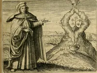 Picture 14 of 64 from Symbola avreae mensae dvodecim nationvm : hoc est, Hermaea sev Mercvrii festa ab heroibus duodenu selectu, artis chymicae usu, sapientia & authoritate paribvs celebrata, ad Pyrgopolynicen seu aduersarium illum tot annis iactabundum ... (1617), leaf 80