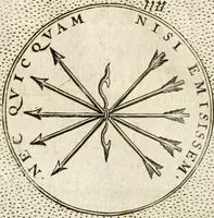 An illustration from Symbola diuina & humana pontificum, imperatorum, regum (1652)