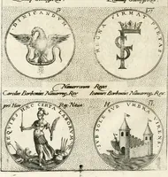 An illustration from Symbola diuina & humana pontificum, imperatorum, regum (1652)