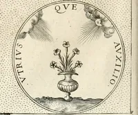 An illustration from Symbola diuina & humana pontificum, imperatorum, regum (1652)