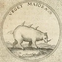An illustration from Symbola diuina & humana pontificum, imperatorum, regum (1652)