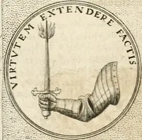 An illustration from Symbola diuina & humana pontificum, imperatorum, regum (1652)