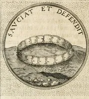 An illustration from Symbola diuina & humana pontificum, imperatorum, regum (1652)