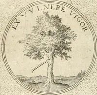 An illustration from Symbola diuina & humana pontificum, imperatorum, regum (1652)