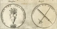 An illustration from Symbola diuina & humana pontificum, imperatorum, regum (1652)