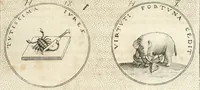 An illustration from Symbola diuina & humana pontificum, imperatorum, regum (1652)