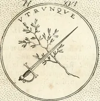 An illustration from Symbola diuina & humana pontificum, imperatorum, regum (1652)
