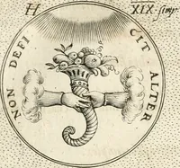 An illustration from Symbola diuina & humana pontificum, imperatorum, regum (1652)