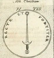 An illustration from Symbola diuina & humana pontificum, imperatorum, regum (1652)