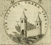 An illustration from Symbola diuina & humana pontificum, imperatorum, regum (1601)