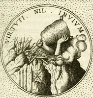 An illustration from Symbola diuina & humana pontificum, imperatorum, regum (1601)