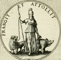 An illustration from Symbola diuina & humana pontificum, imperatorum, regum (1601)