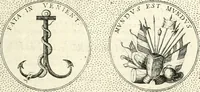 An illustration from Symbola diuina & humana pontificum, imperatorum, regum (1601)