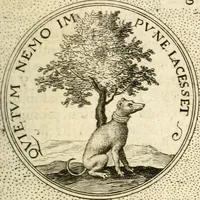 An illustration from Symbola diuina & humana pontificum, imperatorum, regum (1601)