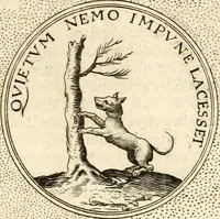 An illustration from Symbola diuina & humana pontificum, imperatorum, regum (1601)