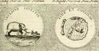An illustration from Symbola diuina & humana pontificum, imperatorum, regum (1601)