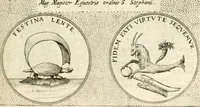 An illustration from Symbola diuina & humana pontificum, imperatorum, regum (1601)