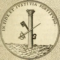 An illustration from Symbola diuina & humana pontificum, imperatorum, regum (1601)