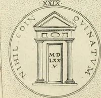 An illustration from Symbola diuina & humana pontificum, imperatorum, regum (1601)