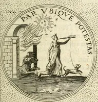 An illustration from Symbola diuina & humana pontificum, imperatorum, regum (1601)