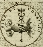 An illustration from Symbola diuina & humana pontificum, imperatorum, regum (1601)