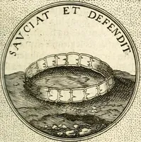 An illustration from Symbola diuina & humana pontificum, imperatorum, regum (1601)