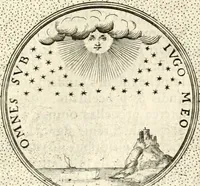 An illustration from Symbola diuina & humana pontificum, imperatorum, regum (1601)