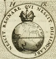 An illustration from Symbola diuina & humana pontificum, imperatorum, regum (1601)