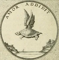 An illustration from Symbola diuina & humana pontificum, imperatorum, regum (1601)