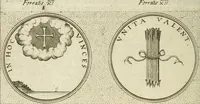 An illustration from Symbola diuina & humana pontificum, imperatorum, regum (1601)