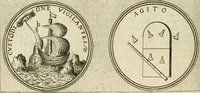 An illustration from Symbola diuina & humana pontificum, imperatorum, regum (1601)