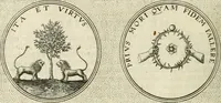 An illustration from Symbola diuina & humana pontificum, imperatorum, regum (1601)