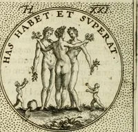 An illustration from Symbola diuina & humana pontificum, imperatorum, regum (1601)