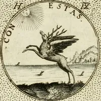 An illustration from Symbola diuina & humana pontificum, imperatorum, regum (1601)