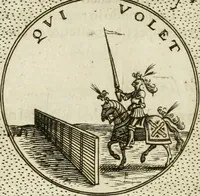 An illustration from Symbola diuina & humana pontificum, imperatorum, regum (1601)