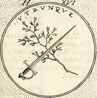 An illustration from Symbola diuina & humana pontificum, imperatorum, regum (1601)
