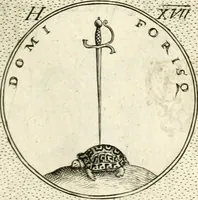 An illustration from Symbola diuina & humana pontificum, imperatorum, regum (1601)
