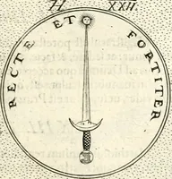 An illustration from Symbola diuina & humana pontificum, imperatorum, regum (1601)