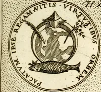 An illustration from Symbola diuina & humana pontificum, imperatorum, regum (1601)