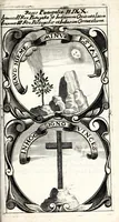An illustration from Symbola divina & humana pontificum, imperatorum, regum : ex musaeo Octavii de Strada civis Romani (1666)