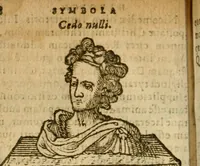 An illustration from Symbola heroica m. Clavdii Paradini, Belliiocensis canonici, et d. Gabrielis Symeonis : multo, quàm antea, fidelius de gallica lingua in latinam conuersa (1600)