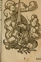 An illustration from Symbola heroica m. Clavdii Paradini, Belliiocensis canonici, et d. Gabrielis Symeonis : multo, quàm antea, fidelius de gallica lingua in latinam conuersa (1600)