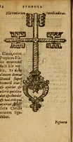 An illustration from Symbola heroica m. Clavdii Paradini, Belliiocensis canonici, et d. Gabrielis Symeonis : multo, quàm antea, fidelius de gallica lingua in latinam conuersa (1600)