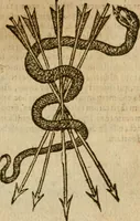 An illustration from Symbola heroica m. Clavdii Paradini, Belliiocensis canonici, et d. Gabrielis Symeonis : multo, quàm antea, fidelius de gallica lingua in latinam conuersa (1600)